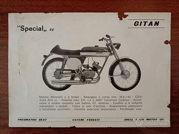 GITAN MOTO  Special 4V – volantino