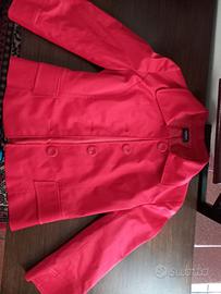 giacca Motivi rossa estiva manica a 3/4