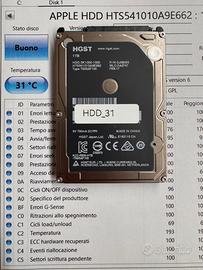 Hard Disk 1TB 2.5” HGST (Apple)