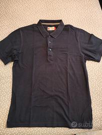 maglia polo cotone tg.M col. Blu marca Piper usata