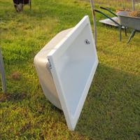 vasca da bagno in vetro resina