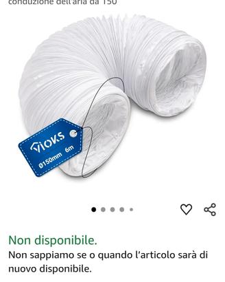 TUBO ASPIRAZIONE PVC BIANCO