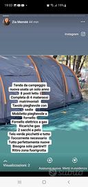 attrezzatura da campeggio 