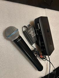 Radiomicrofono shure blx beta 58