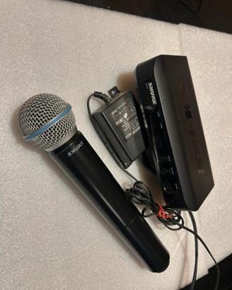 Radiomicrofono shure blx beta 58