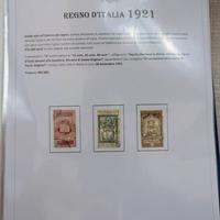 francobolli Regno d'Italia 1921