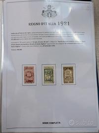 francobolli Regno d'Italia 1921