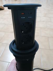  Dinolink - Presa da tavolo a scomparsa automatica