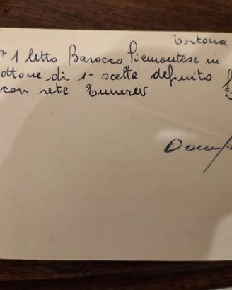 Letto ottone