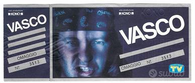 VASCO ROSSI Biglietto conc. 21/09/1993 + matrice