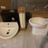 Lavandino con colonna e bidet  nuovi 