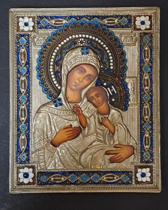 Icona Madonna e Gesù ARS POLONA 20 x15