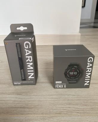 Garmin Fenix 6 Pro Solar + fascia cardio Hrm-Dual