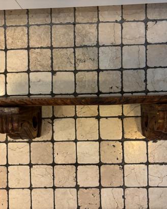 MENSOLA IN TEAK stile ETNICO ORIGINE INDONESIA