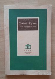 Libro "Nozioni d'igiene" 1954