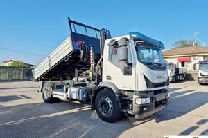 IVECO EUROCARGO 190 320 ribaltabile,gru,Radiocoman