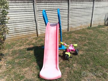 Scivolo bambini + triciclo