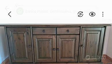 Credenza/Buffet  in pino massello