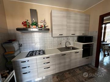 Cucina lineare Modello STELLA Eucalipto Bianco