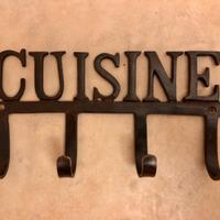 Scritta cuisine in ferro anticato