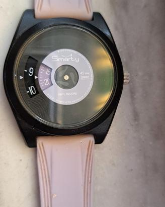 Orologio donna o Unisex Smarty Vinil Record-lilla