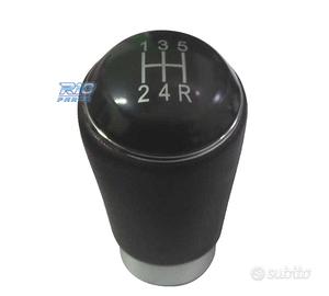 MANOPOLE CAMBIO CORTO IN PELLE NERA