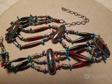 Cintura a collana etnica anni 70