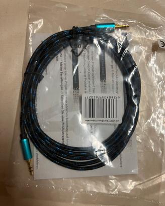 Nuovo cavo Ultra HDTV AUX 2m jack 3,5mm