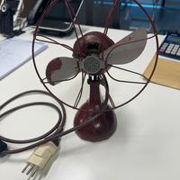 Ventilatore da tavolo vintage del marchio Oros