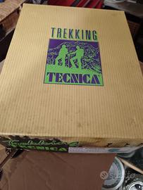 scarpe trekking vintage tecnica Gardena UK 7  