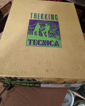 scarpe trekking vintage tecnica Gardena UK 7  