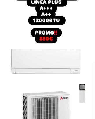 CONDIZIONATORE MITSUBISHI LINEA PLUS 12000BTU A+++