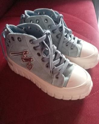 scarpe estive in jeans