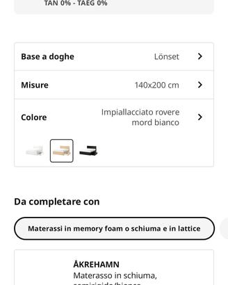 Letto IKEA 