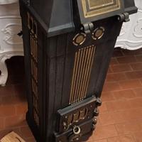 Stufetta funzionante a legna radiante interamente