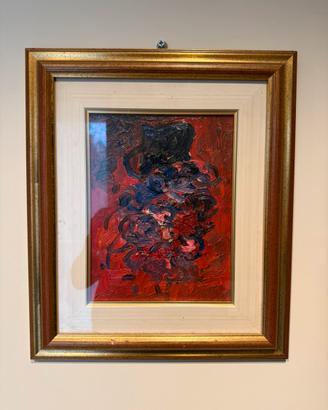 Quadro vintage “Vaso di fiori” – Olio su tela 2000