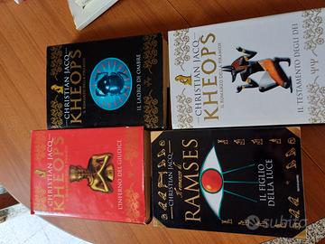 4 romanzi di Christian Jacq