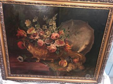 Nr 2 dipinti olio su tela - nature morte