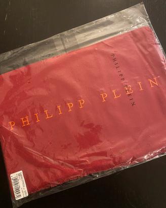 Philipp plein sciarpa rossa/bordeaux