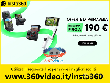 Promozione Insta360 primavera - scade il 1 aprile