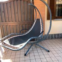 Amaca poltrona sdraio, sospesa a dondolo