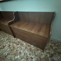 Cassapanca contenitore in legno