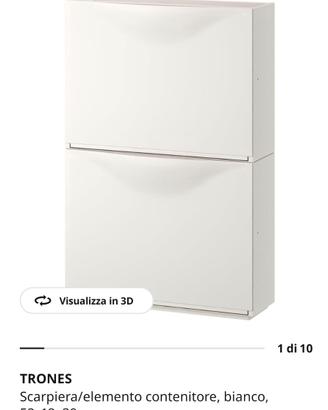 Contenitore porta scarpe Ikea