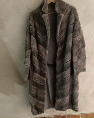 Pelliccia visone grigio