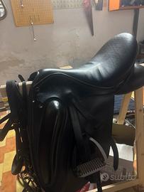 sella dressage misura 17 equitazione
