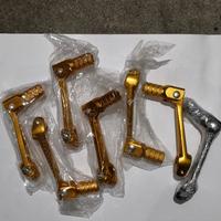 Pedaline cambio corte alluminio nero 11cm