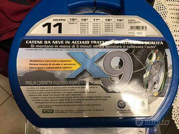 Catene da Neve CORA (GDO142111) per Auto, 9 mm