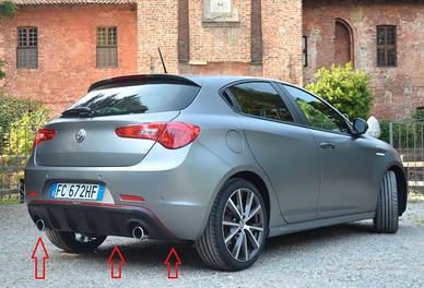 ALFA GIULIETTA 2016 Scudo/Griglia Ant. Nido D'ape Originale Grigia