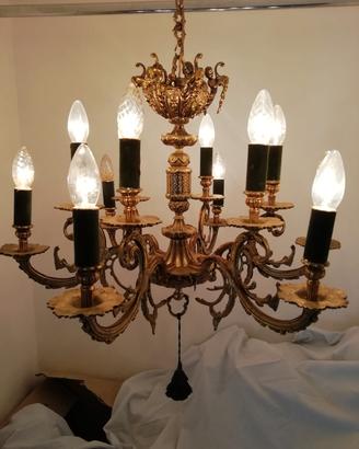 LAMPADARIO antico anni 30 