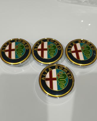 Copri mozzo per cerchi in lega Alfa Romeo 60mm 
